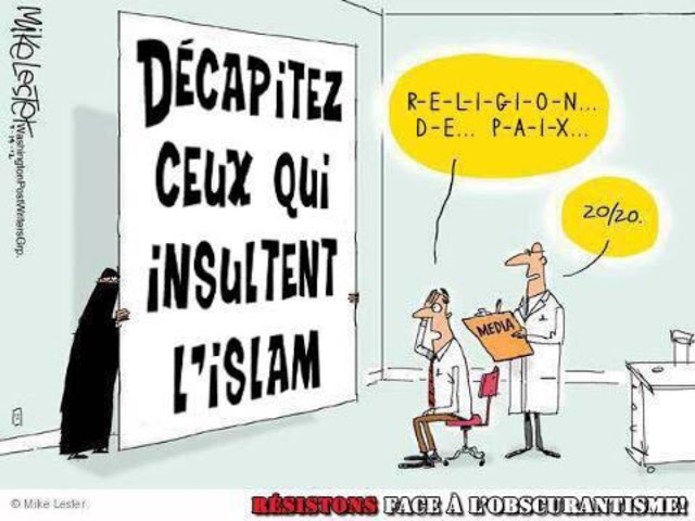 Résultat de recherche d'images pour "islam religion de paix humour"